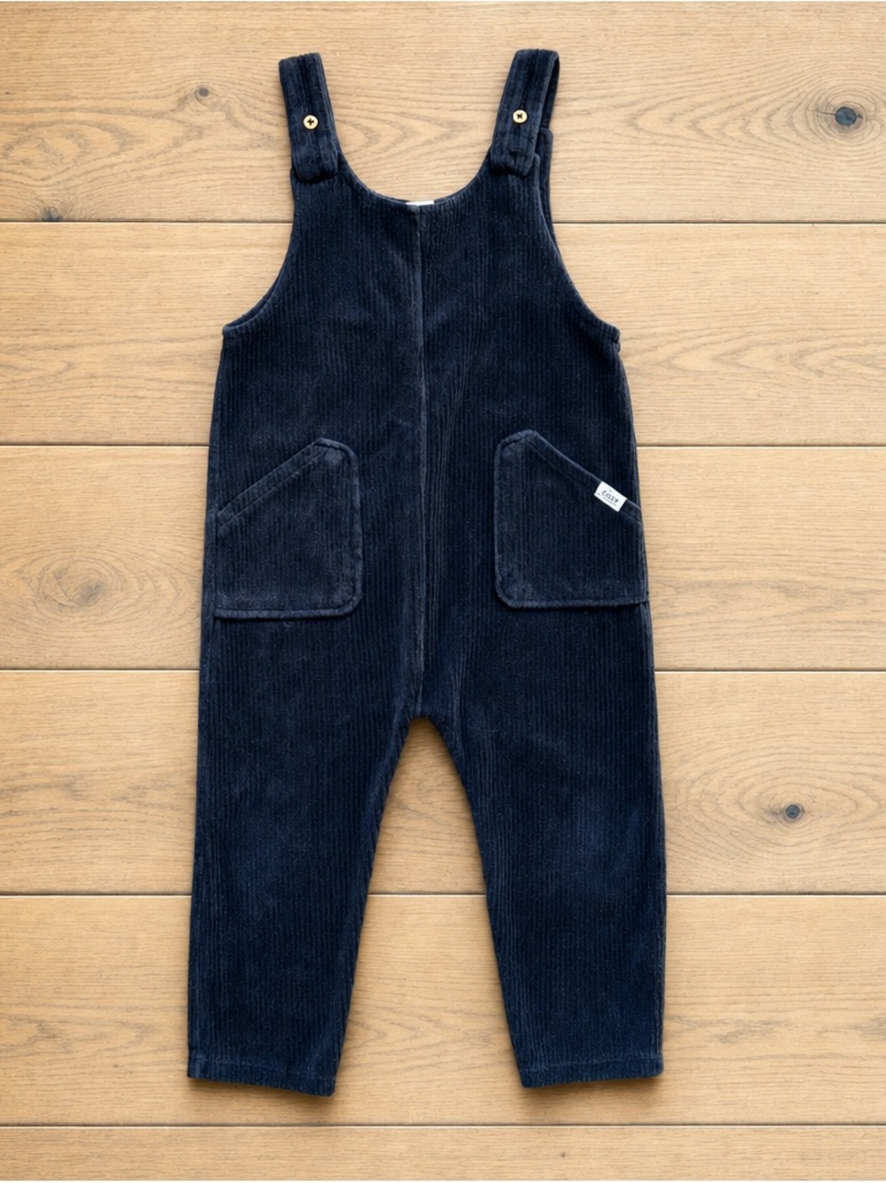 H&M Black Corduroy Kids Overalls 2-3 years